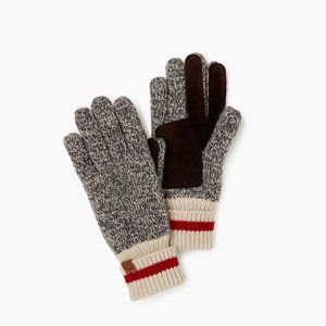 Roots Cabin Gloves Grey/Oat Mix
